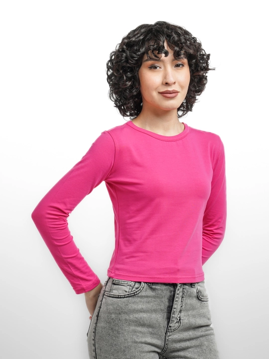 Longslive Slim Fit, yumshoq cho'zilgan trikotaj