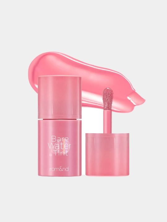 Suvga chidamli, tabiiy qoplama bilan namlovchi tint Rom&nd Bare Water Tint