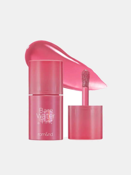 Suvga chidamli, tabiiy qoplama bilan namlovchi tint Rom&nd Bare Water Tint