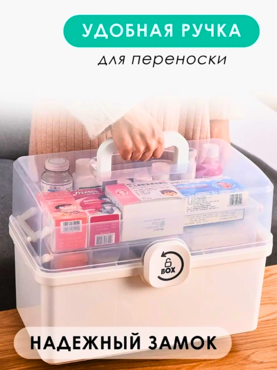 Аптечка домашняя, для хранения лекарств