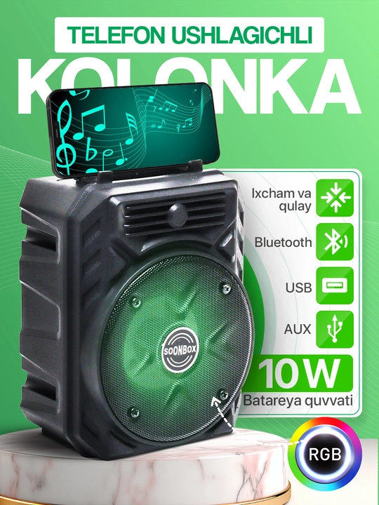 Kalonka katta, simsiz portativ kalonka, blutuz kalonkalar, mikrofonli kalonka