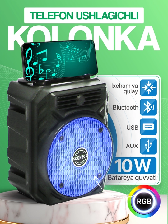Kalonka katta, simsiz portativ kalonka, blutuz kalonkalar, mikrofonli kalonka