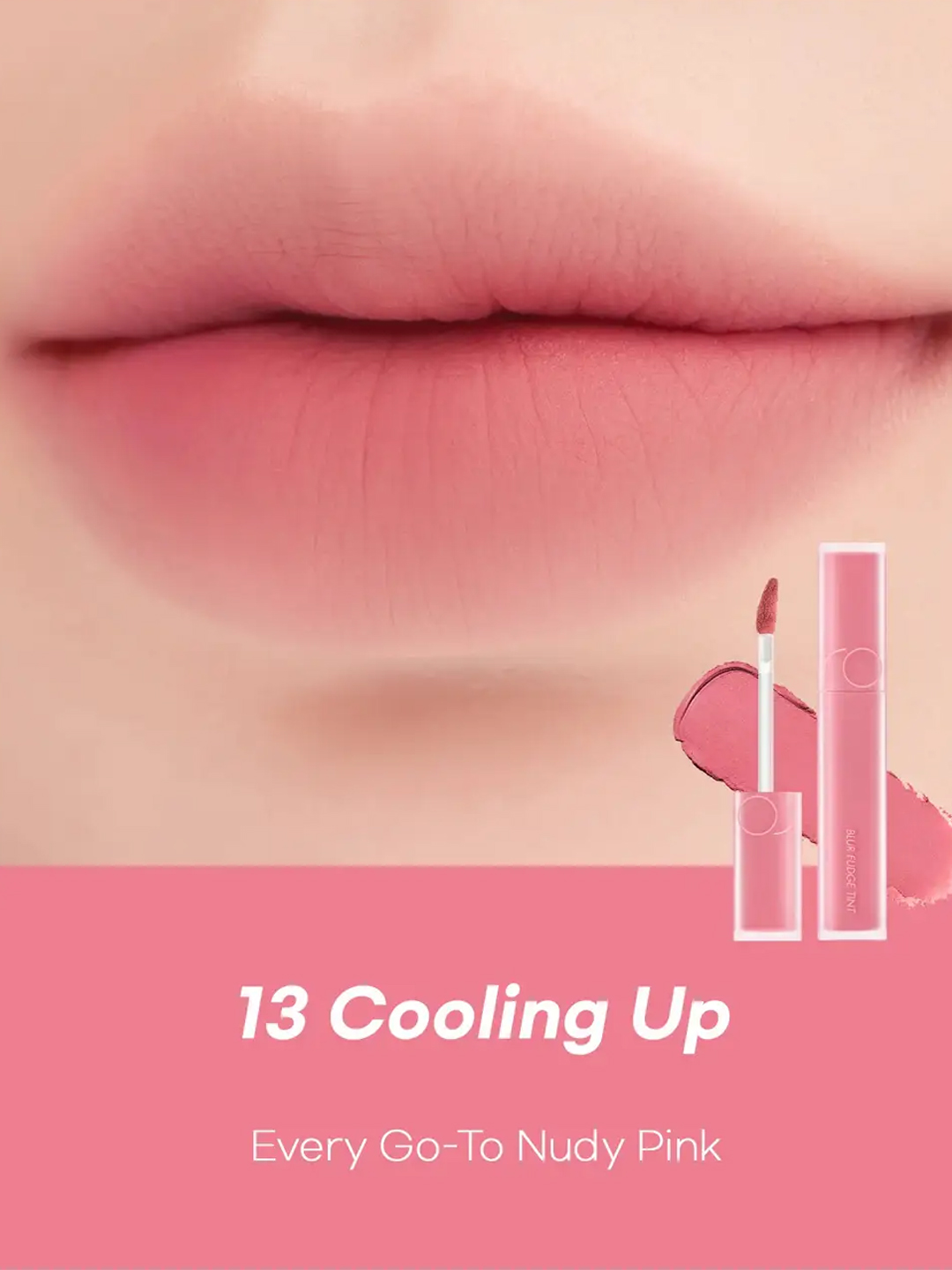 Матовый тинт для губ с блюр эффектом Rom&nd Blur Fudge Tint - 