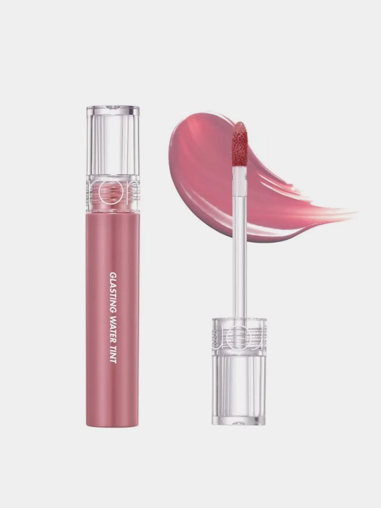 Shisha lablar effektiga ega yaltiroq tint Rom&nd Glasting Water Tint