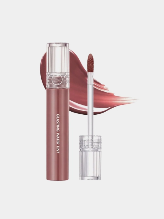 Shisha lablar effektiga ega yaltiroq tint Rom&nd Glasting Water Tint