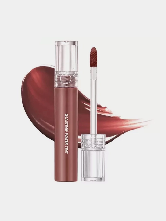 Shisha lablar effektiga ega yaltiroq tint Rom&nd Glasting Water Tint