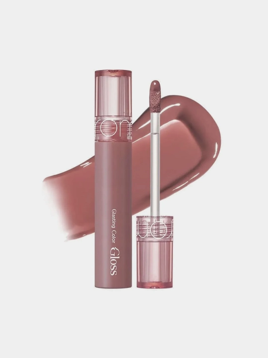 Uzoq muddatli blesk to'la shisha lablar ta'siri uchun Rom&nd Glasting Color Gloss