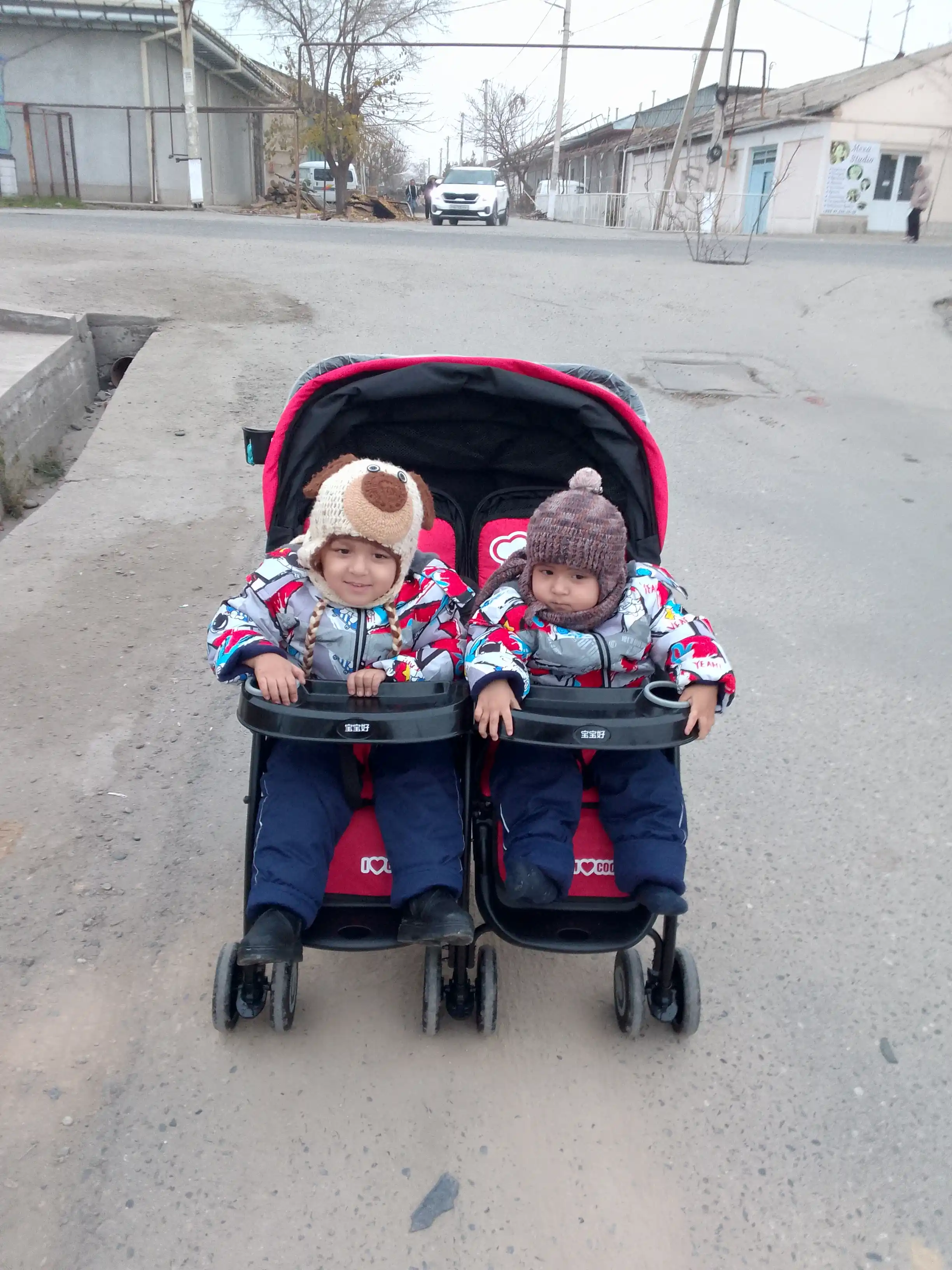 Коляска для близнецов, двойная коляска, от 0 до 3 лет