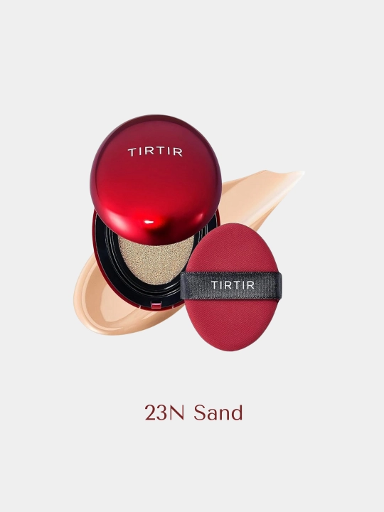 Кушон с полуматовым финишем TIRTIR Mask Fit Red Cushion SPF40 PA++, 18 г