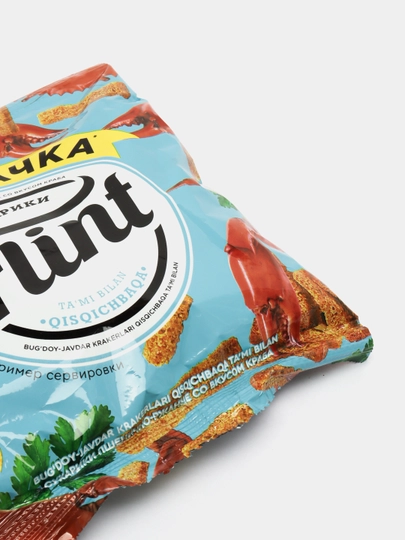 Сухарики Flint Краб, 100 гр — SNACKS1-ЖДЛОРПА