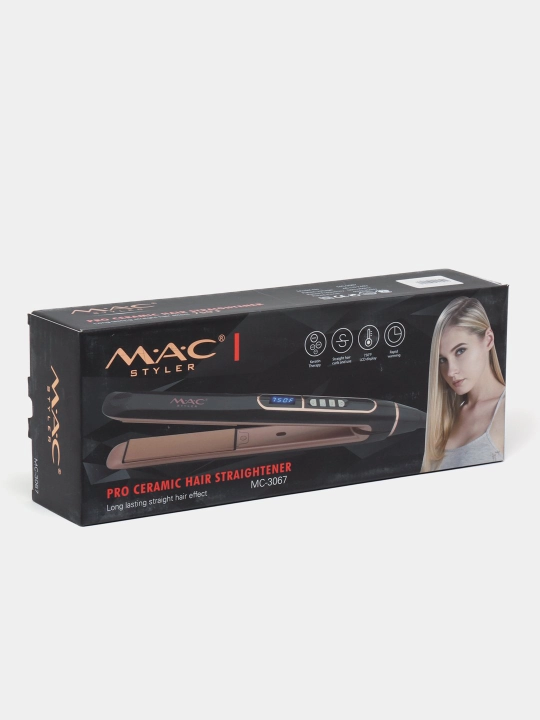 Dazmol sochlarni tekislash uchun professional  MAC MC-3067, stayler-ployka