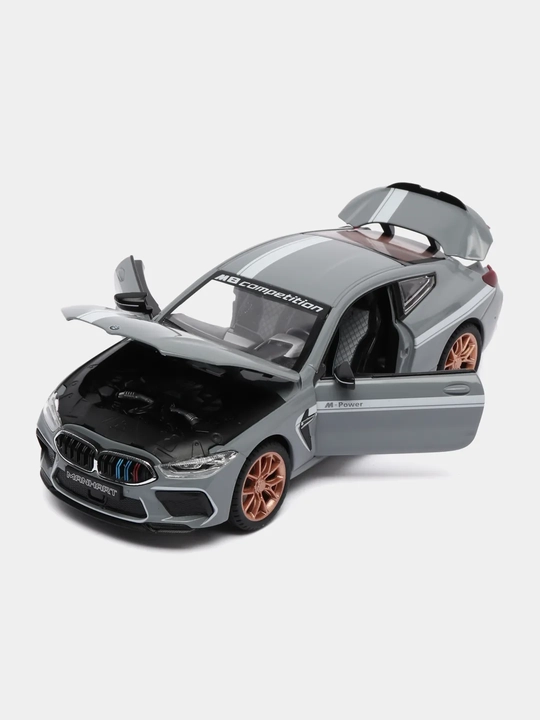 O'yinchoq metall mashina BMW M8 Thunder, 1:24