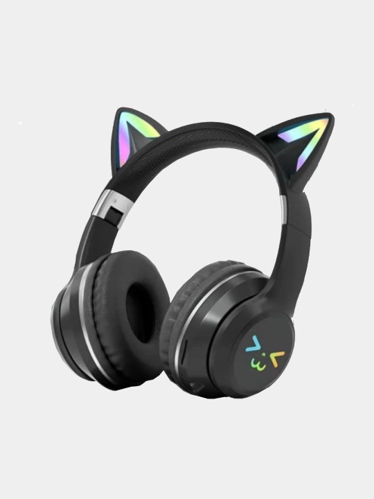 Simsiz quloqchinlar "Cat Ear" Bluetooth 5.1, qizlar va bolalar uchun mikrofonli quloqchin - 