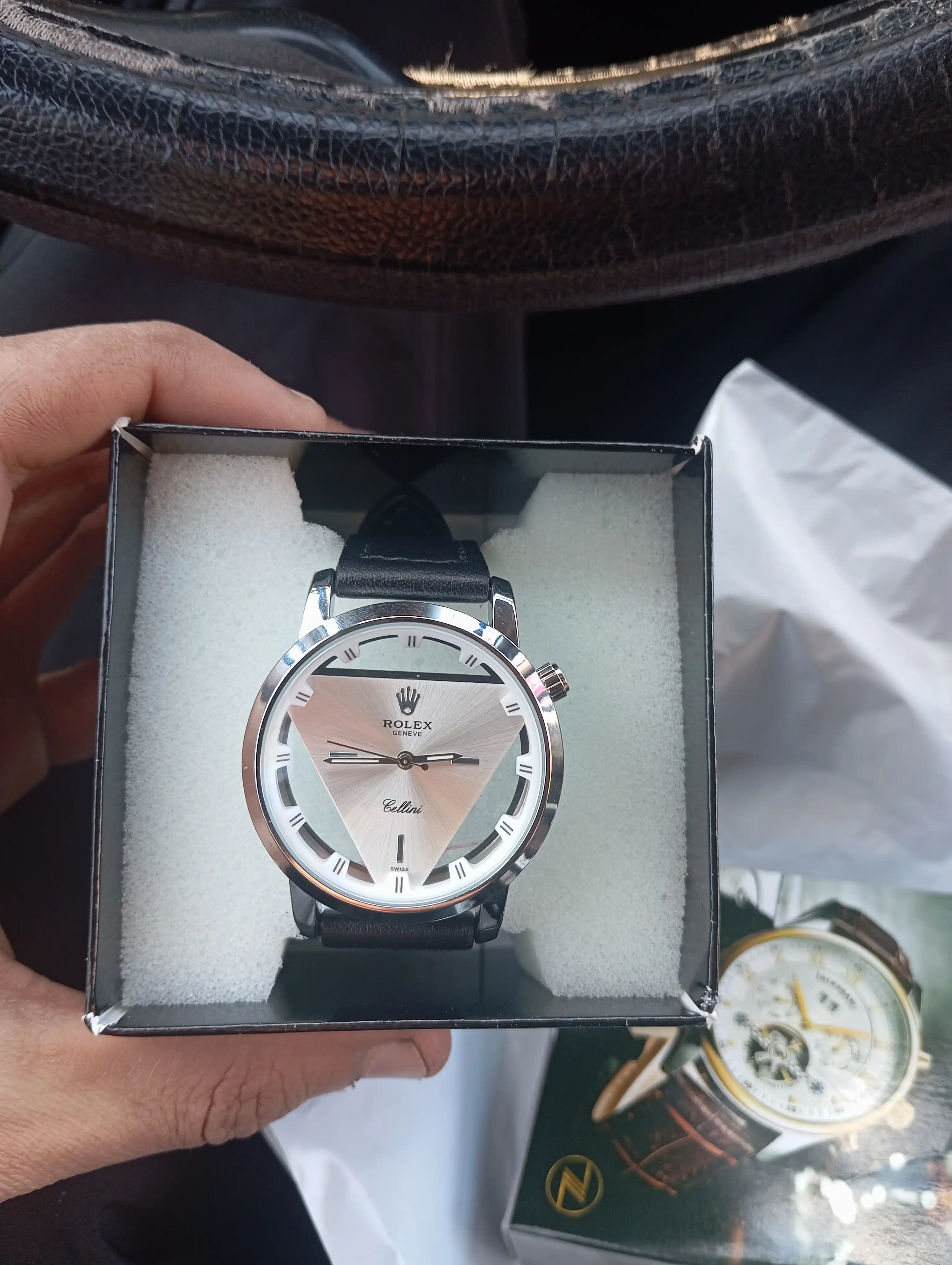 Erkaklar qo'l soati, kvarts SL28 motor bilan jihozlangan, WATCHHOUSE