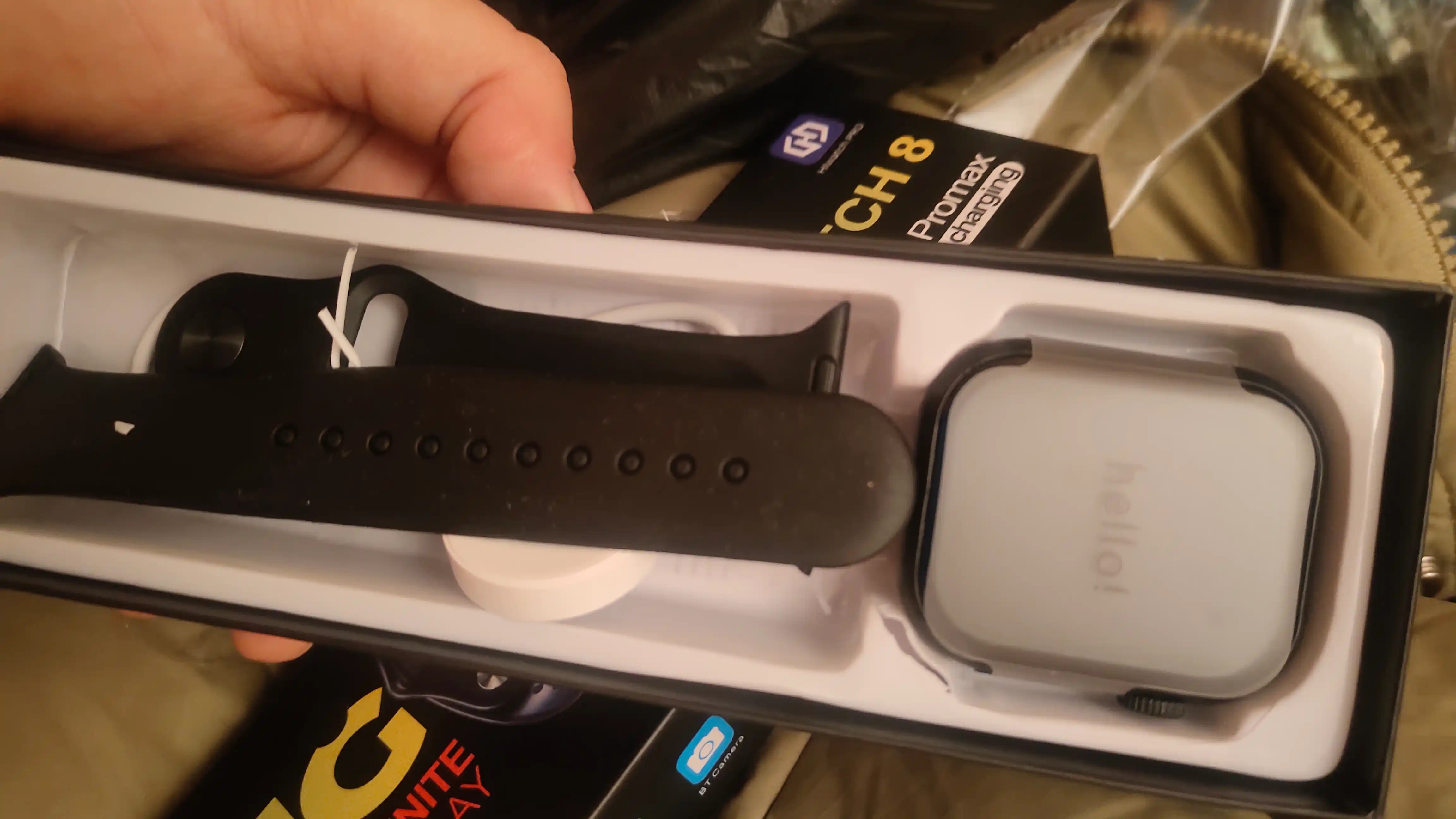 Aqlli soat Big Smart Watch T800 Pro Max, 49 mm, iOS, Android uchun, 4 xil rang bilan