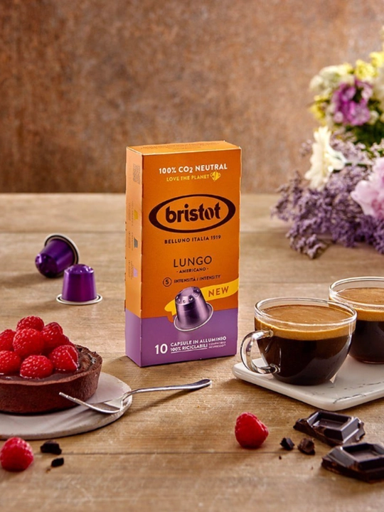 Kofe Bristot Lungo Americano kapsulali qahva, 10 dona 55g
