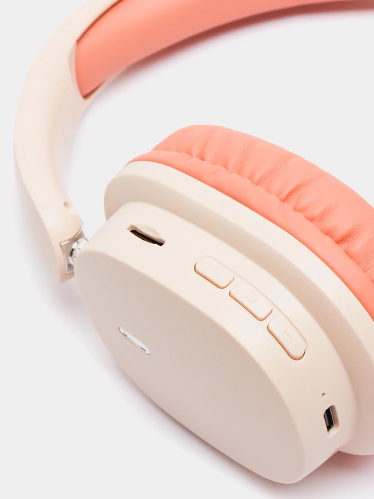 Simsiz quloqchinlar mikrofon bilan, katta to'liq o'lchamli naushniklar, Bluetooth