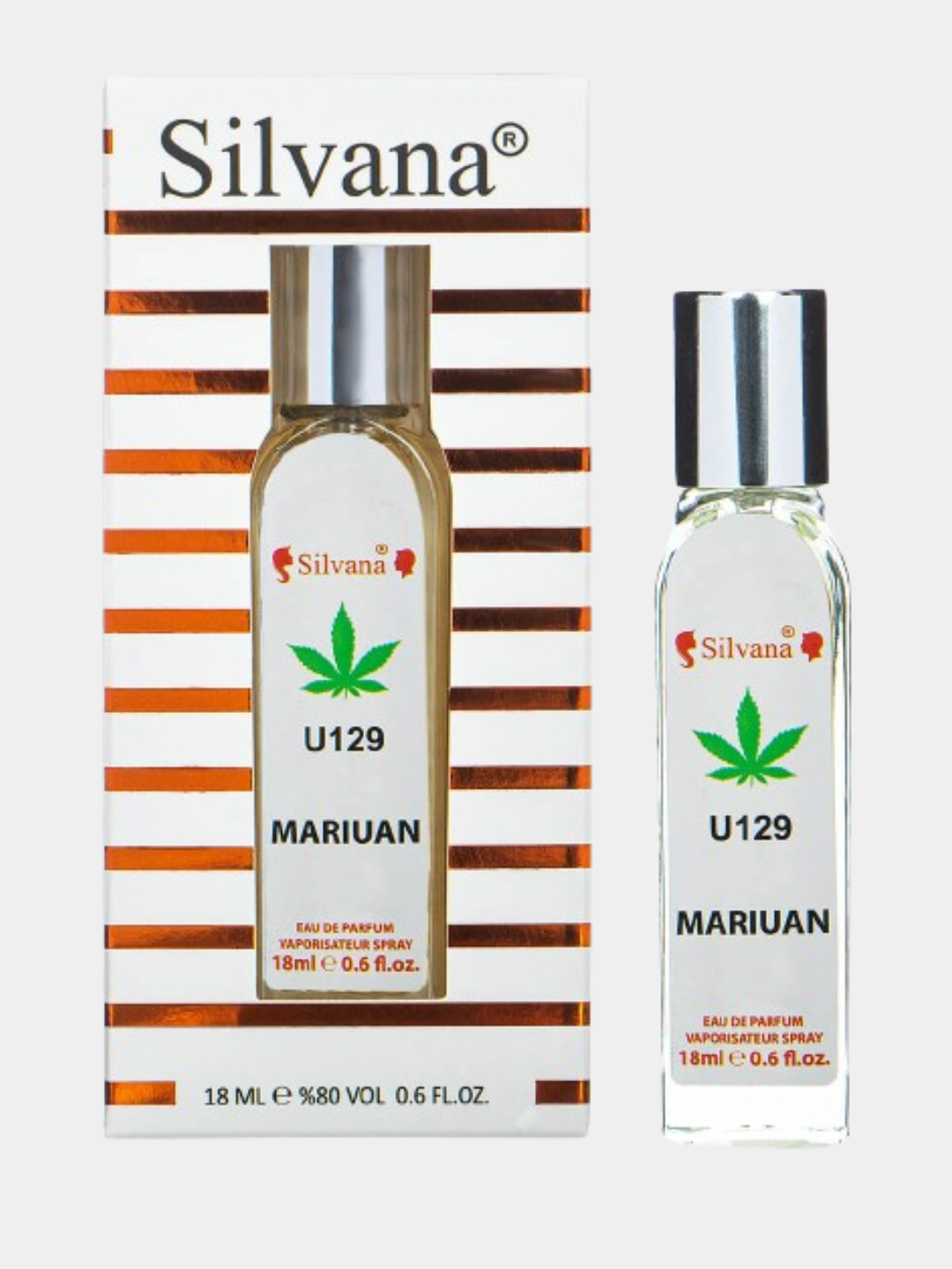 Parfyum suvi U129 Silvana Marijuana uniseks, Turkiya, 50 ml - 