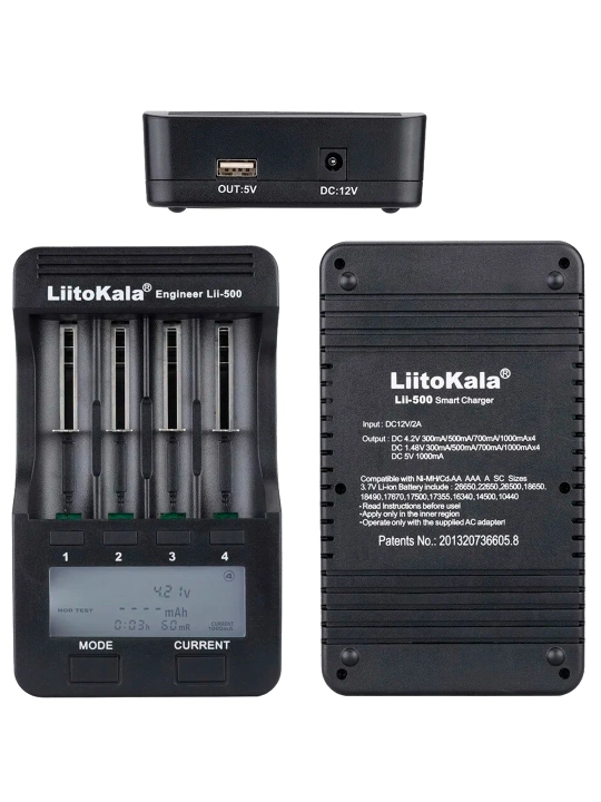 Умная зарядка для аккумуляторов LiiTokala LI-500