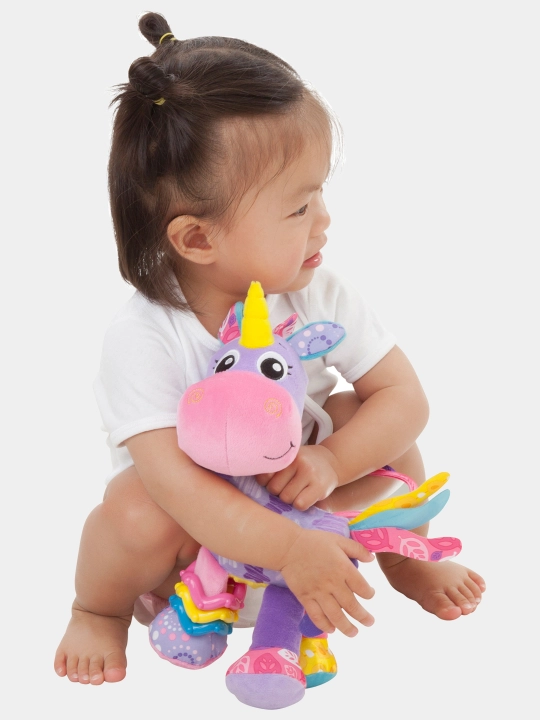 Погремушка-подвеска в виде розового единорога Stella Unicorn