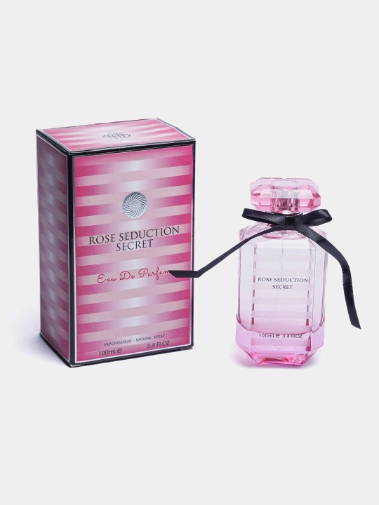 Parfyumlangan suv Rose Seduction Secret, Ayollar uchun Victoria Secret bombeshell, 100 ml