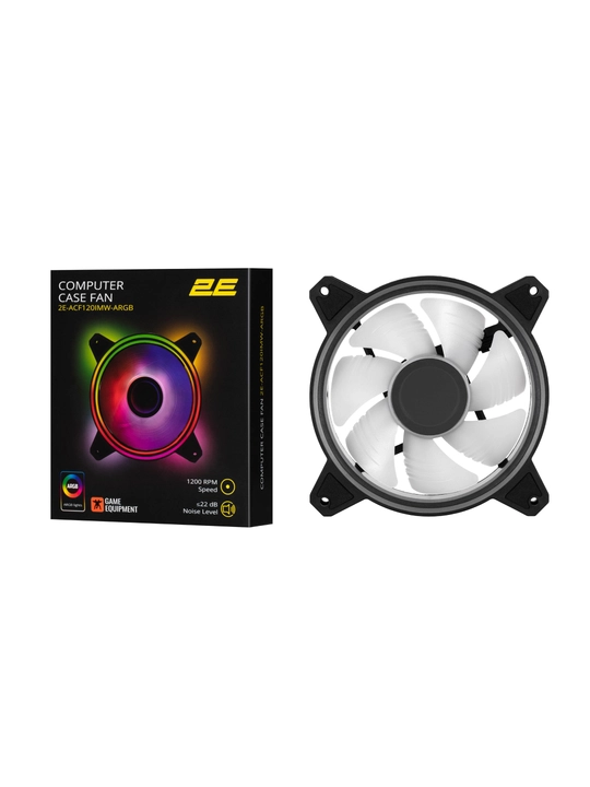2E Gaming Air Cool Infinity M ACF120IMW-ARGB korpus ventilyatori, 120mm,1200 rpm,3pin,3pin