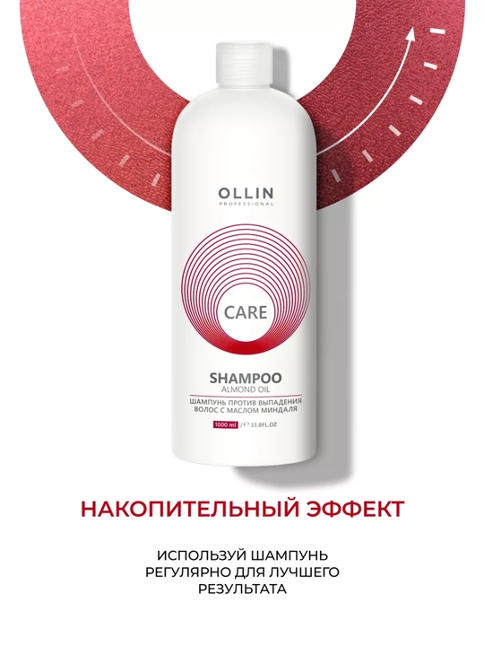 Шампунь OLLIN для всех типов волос: от перхоти, выпадения и для увлажнения, 1000 мл