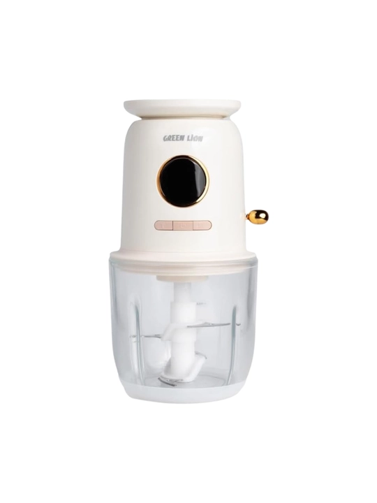 Simsiz portativ maydalagich Green Lion choper 7.4 V, tortish funktsiyasi, 600 ml sig'imli
