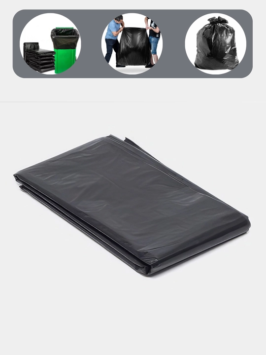 Qalin axlat qoplar, o'lchami 90*110 sm, 7 dona musor paket