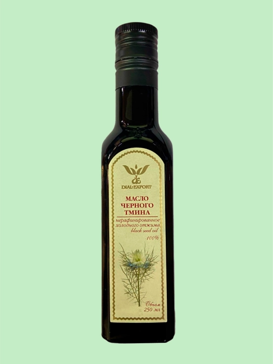 Масло черного тмина, нерафинированное Dial Export, 250 мл - 