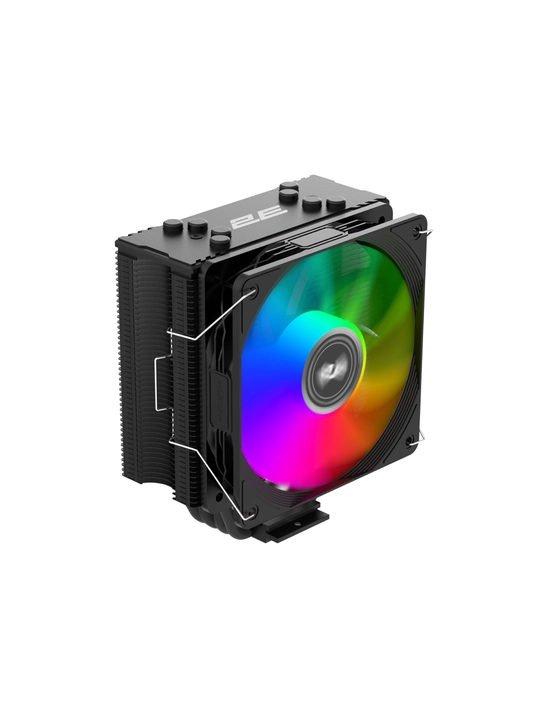 Protsessorli kuler 2E GAMING Air Cool ACN120B-ARGB, LGA1700,PWM,3pin +5VARGB, TDP 180W