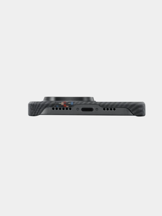 Magsafe g'ilof karbon, iPhone 13, 14, 15 Pro/ProMax uchun