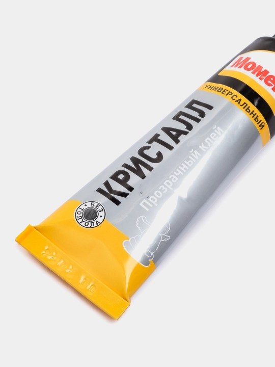 Yogoch, qogoz, temir, plastmassa, poyabzal, teri hrustal uchun Unversial MOMENT yelim