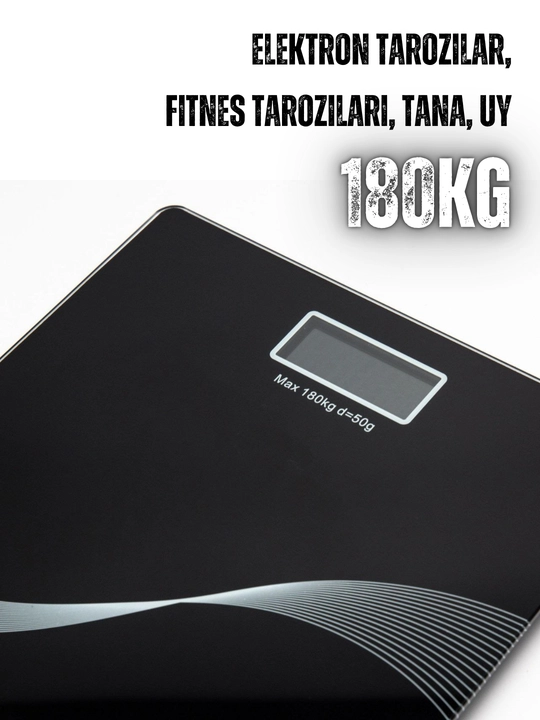 Pol uchun elektron tarozilar, fitnes, tana, uy uchun, 180 kg