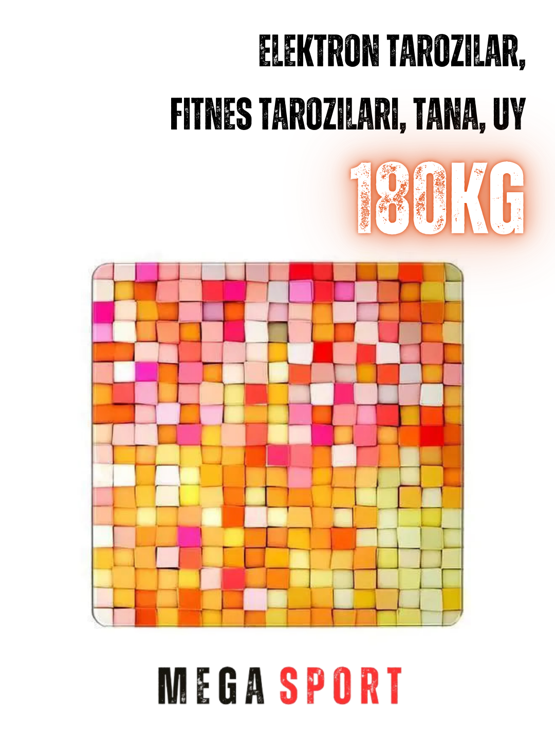 Pol uchun elektron tarozilar, fitnes, tana, uy uchun, 180 kg