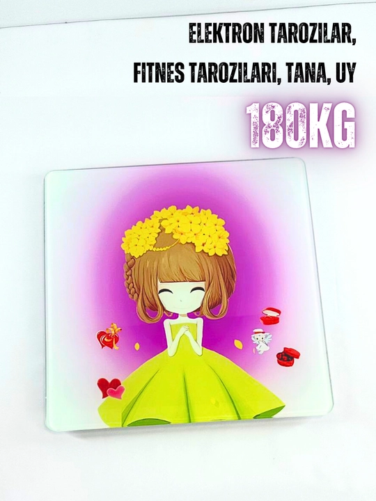Pol uchun elektron tarozilar, fitnes, tana, uy uchun, 180 kg - 
