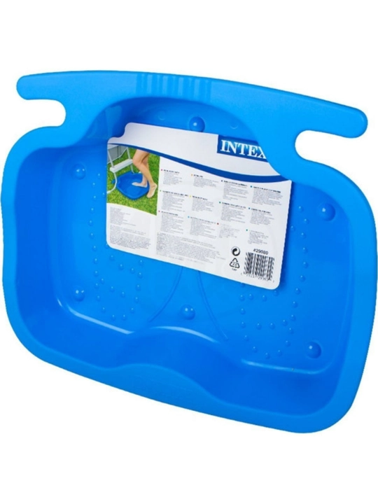 Intex 29080 oyoq uchun plastik vanna 56 * 46 * 9 sm, zinapoyalar uchun 91 dan 132 sm gacha - 