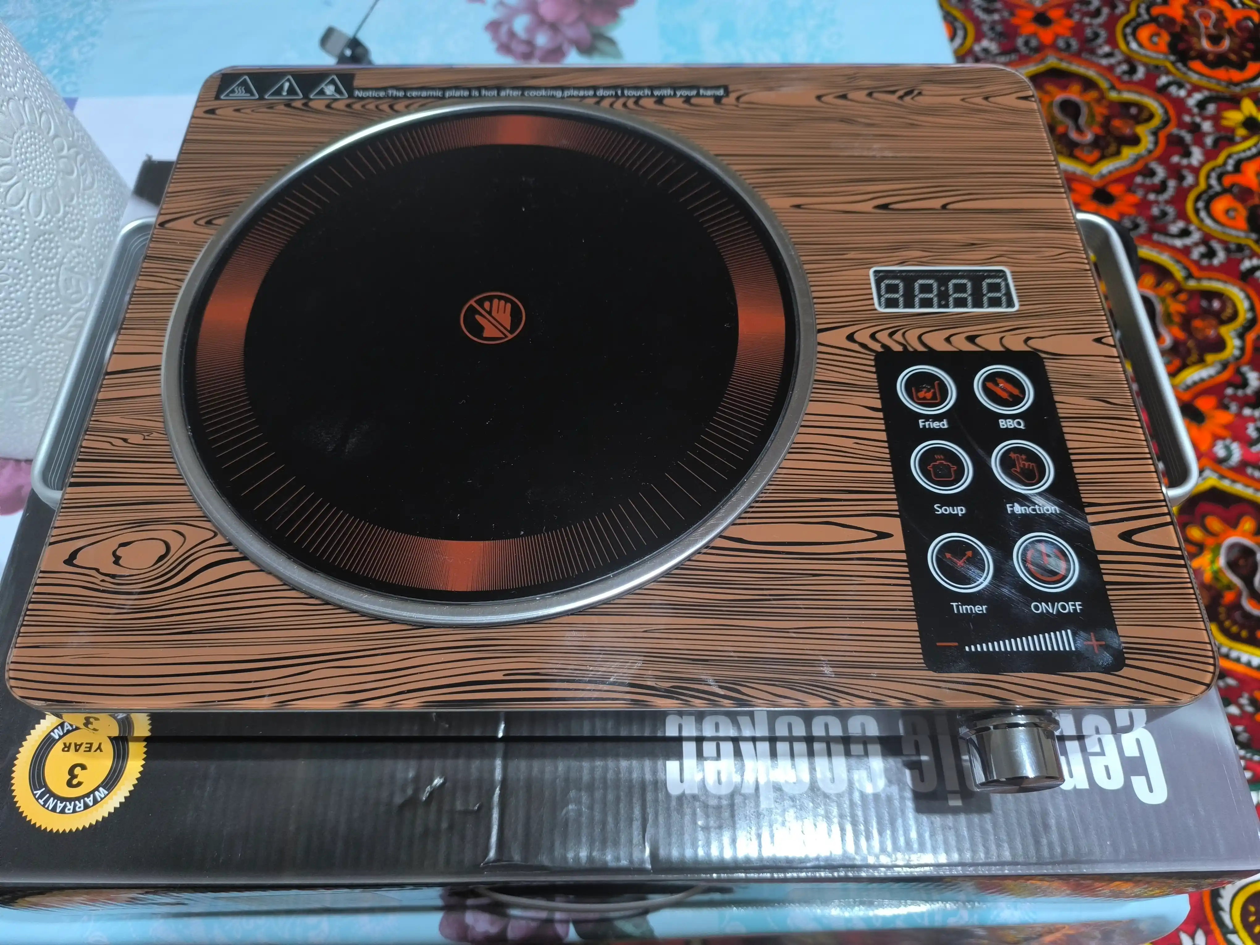Ovqat pishirish uchun elektr sensorli plita Ceramic Cooker/elektr plita