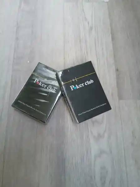 Покерные карты, пластиковые, красные, синие, 1 колода, 54 шт
