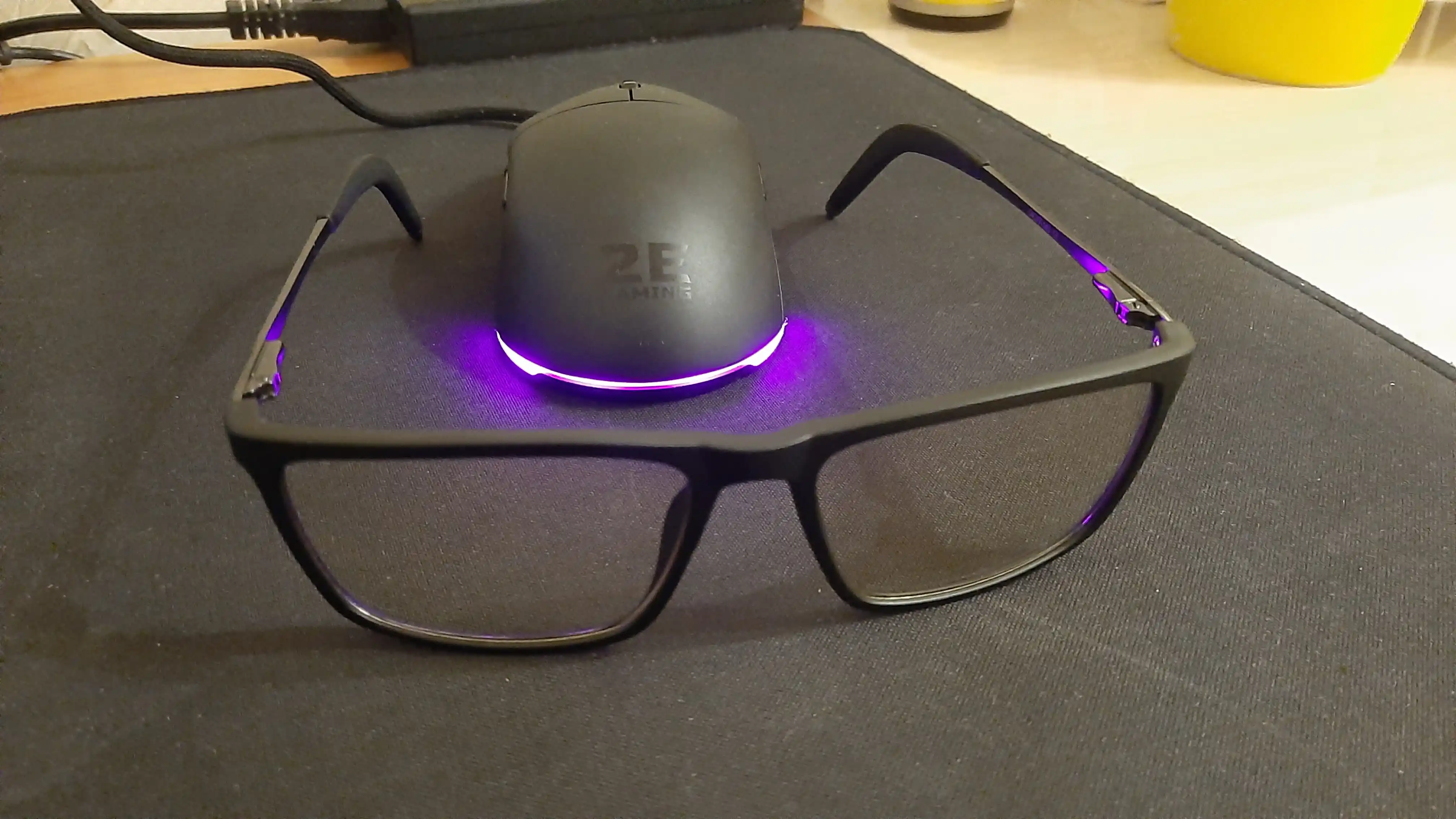 Simli o'yin sichqonchasi 2E GAMING HyperDrive Lite, RGB, ikki korpusli