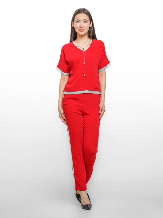 Комплект Aronfashion блузка с брючками