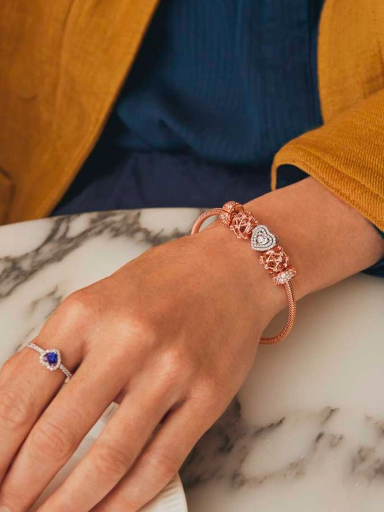 Серебряная бусина, куб. оксид циркония Pandora 799218C01