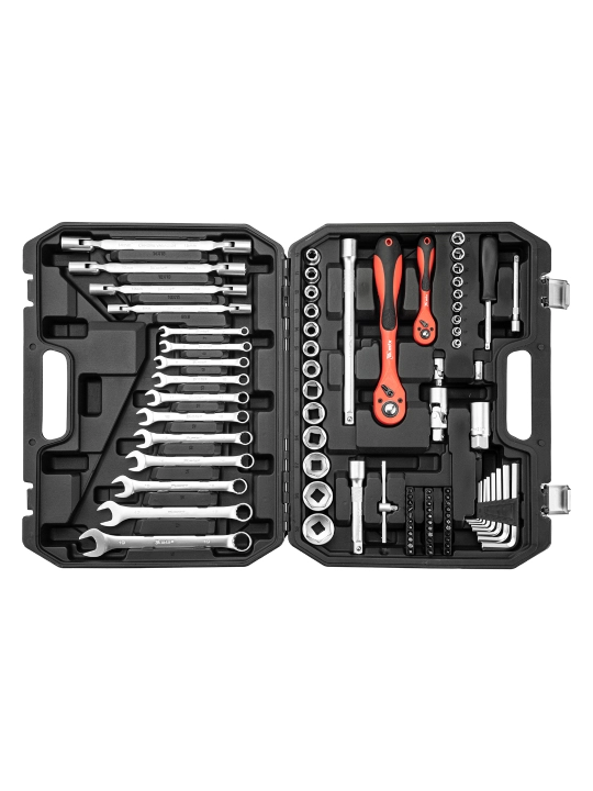 Набор инструментов MTX, 1/2", 1/4", CrV, кейс, 89 предметов, 135299