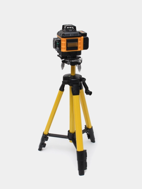 Лазерный уровень со штативом 4D 16L