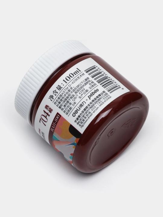 Краска акриловая в банке Dmast Deli RA11-100-704 Burnt Sienna, 100 мл