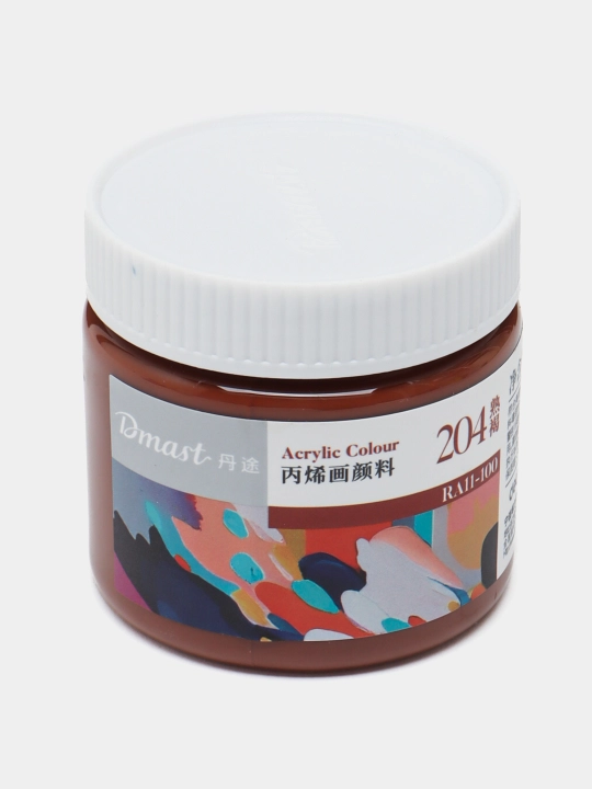 Bankadagi akril bo'yog'i Dmast Deli RA11-100-204 Ripe Brown, 100 ml - 
