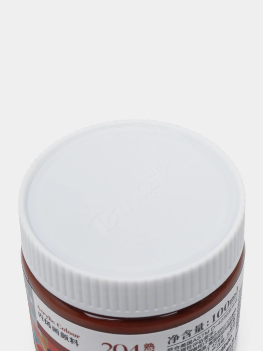 Краска акриловая в банке Dmast Deli RA11-100-204 Ripe Brown, 100 мл
