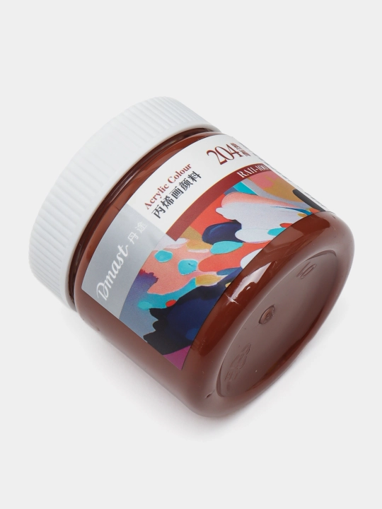 Краска акриловая в банке Dmast Deli RA11-100-204 Ripe Brown, 100 мл