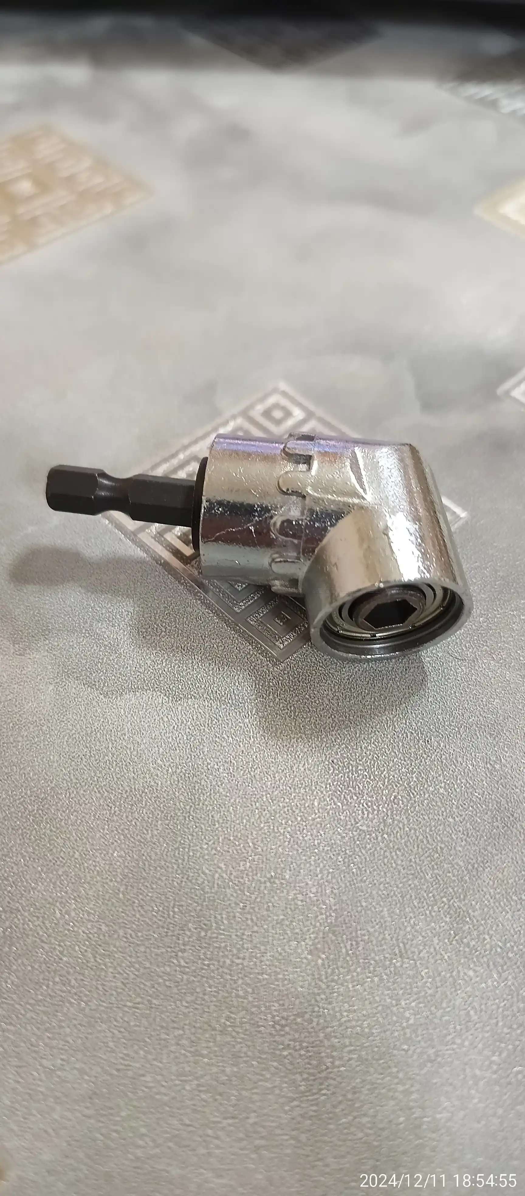 Shurupovёrt va drel uchun yuqori sifatli burchakli nasadka-adapter, 105 daraja, 6,35 mm