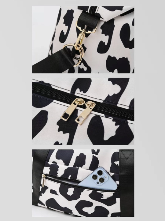 Fitness, basseyn, sayohat uchun ayollar uchun sayohat, sport, leopard sumkasi